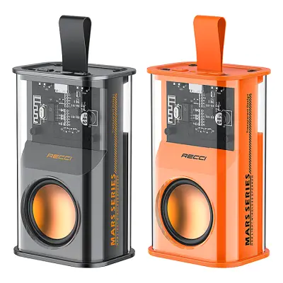 RECCI RSK-W30 Transparent Wireless Speaker with RGB Light